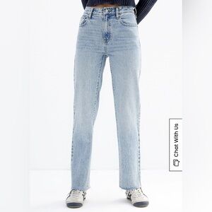 PacSun Stretch Medium Indigo '90s Straight Leg Jeans Size 27